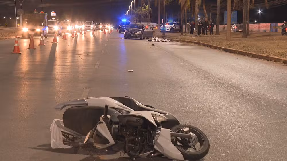 Motociclista morre em colisão com carro no Setor Terminal Norte