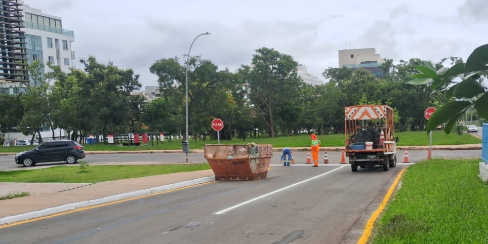 Detran-DF amplia segurança viária com nova sinalização no Noroeste